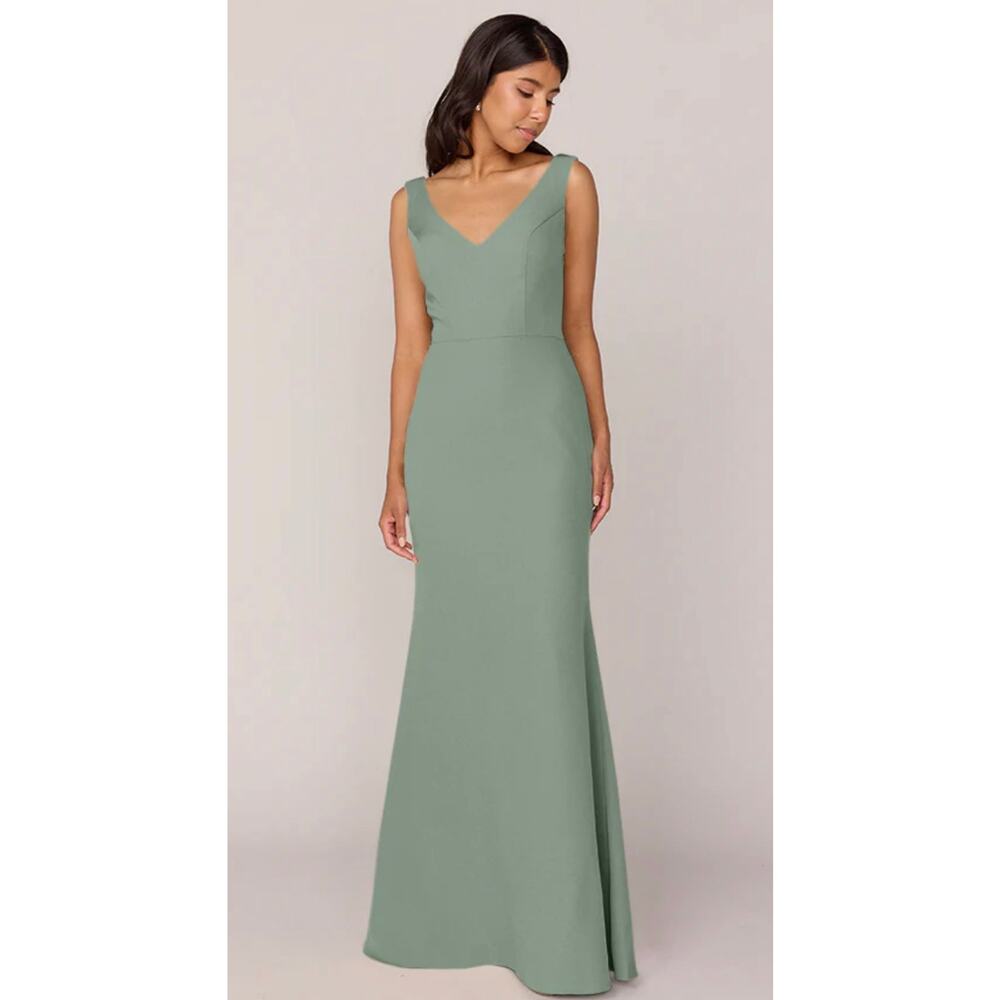 Revelry Dakota Crepe Dress Sage